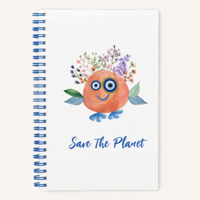 Cuaderno de la colección linda salvar el planeta (Anverso)