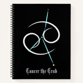 Cuaderno de la constelación del zodiaco Cáncer