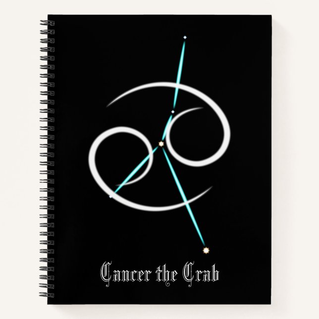 Cuaderno de la constelación del zodiaco Cáncer (Anverso)