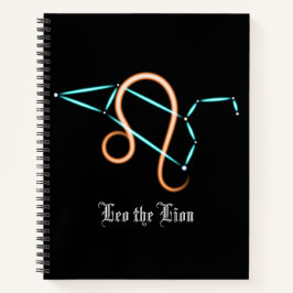 Cuaderno de la constelación zodiacal Leo