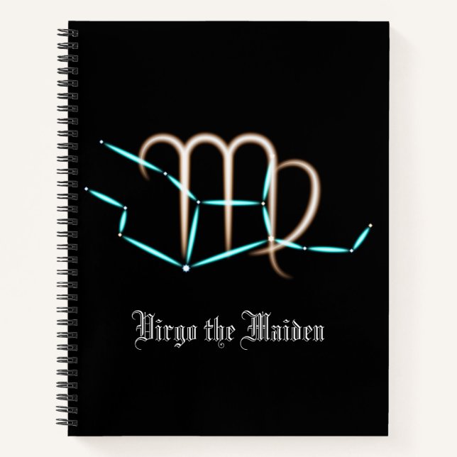 Cuaderno de la constelación zodiacal Virgo (Anverso)