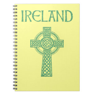 Cuaderno de la cruz céltica de Irlanda