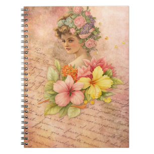 Cuaderno de la dama floral vintage – Victoriana ro