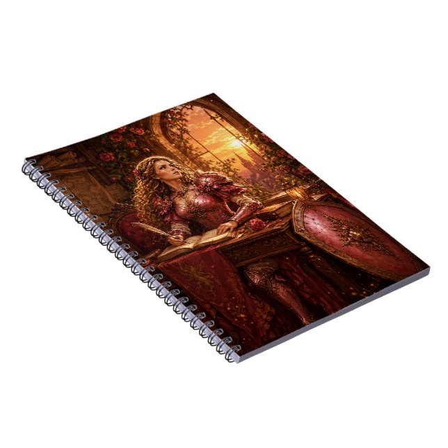 Cuaderno de la Dama Rosaline Brightshield Fantasía (Lado Derecho)