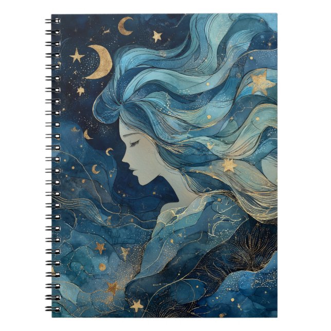 Cuaderno de la diosa del sueño estrellado (Frente)