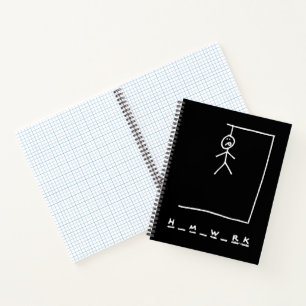 Cuaderno de la Escuela Homework de Hangman diverti
