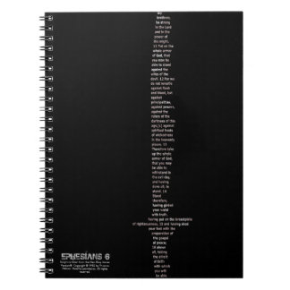 Cuaderno de la espada de Ephesians 6