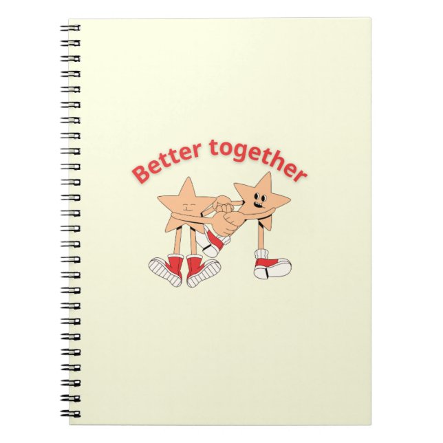 Cuaderno de la estrella dúo Better Together (Frente)