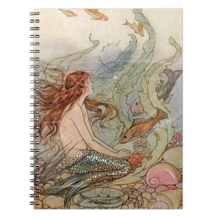 Cuaderno de la fantasía de la sirena y de los pes