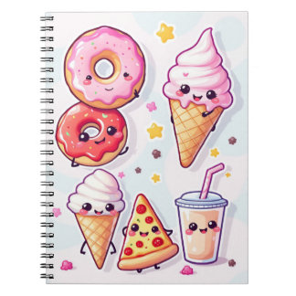 Cuaderno de la Fiesta de Comida Kawaii – Adorable 