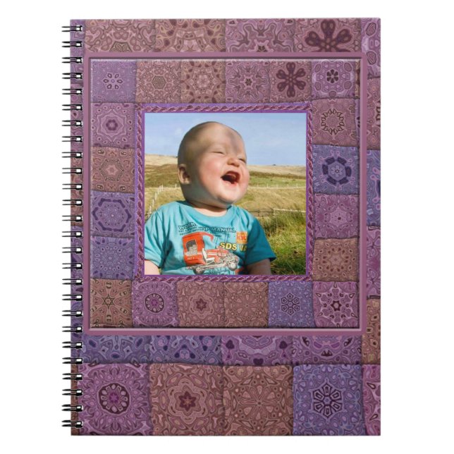Cuaderno de la foto del arte de Quilters (Frente)