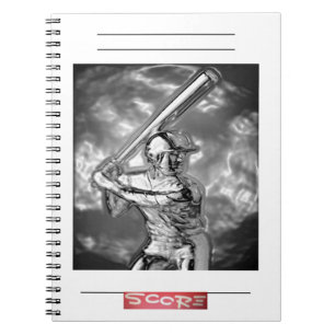 Cuaderno de la foto del BÉISBOL (80 páginas B&W)