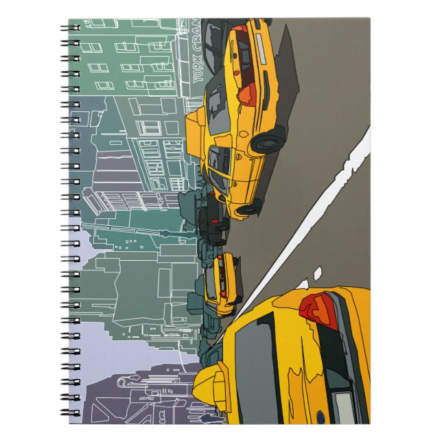 Cuaderno de la foto del tráfico de Nueva York (80 (Frente)