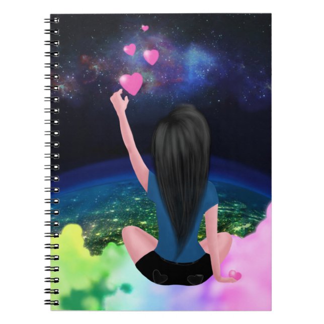 Cuaderno de la galaxia del arco iris (Frente)