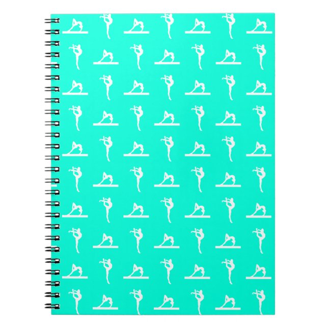 Cuaderno de la gimnasia de la turquesa (Frente)