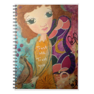 Cuaderno de la hada de la confianza de la imagen