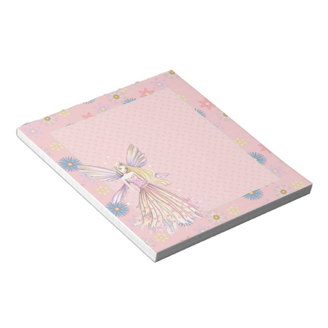 Cuaderno de la Hada de la Flor Rosa Bonita (Lado Derecho)