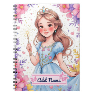 Cuaderno de la Hada Princesa de Vestido Azul – Agr