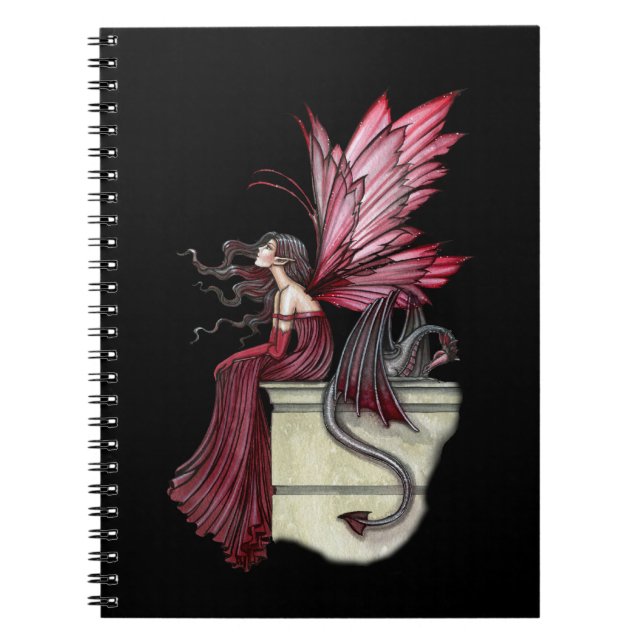 Cuaderno de la Hada Rubí Inquieta y el Dragón (Frente)
