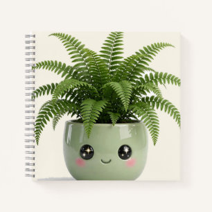 Cuaderno de la Helecho de Boston Kawaii para Inter