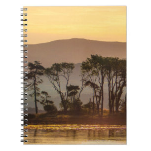 Cuaderno de la Hora Dorada Atardecer Costero Irlan