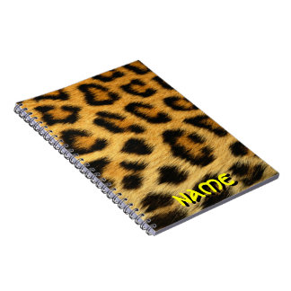 cuaderno de la impresión del guepardo
