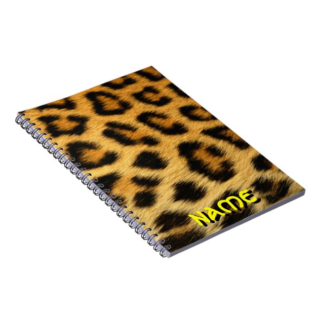 cuaderno de la impresión del guepardo (Lado Derecho)