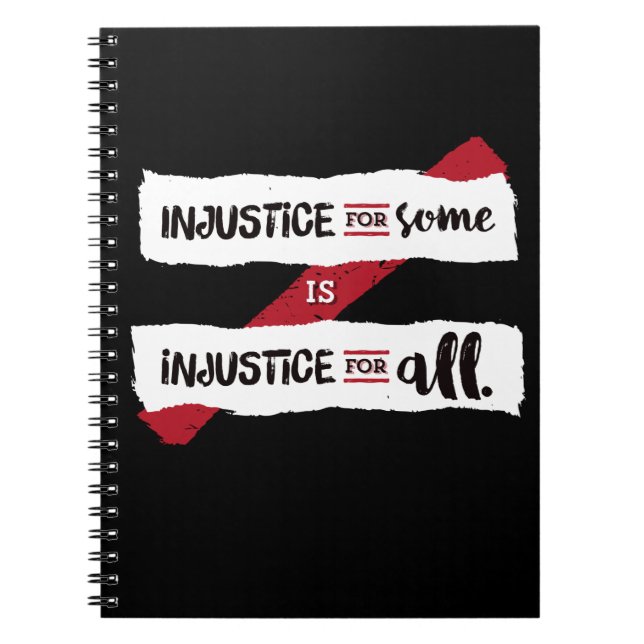 Cuaderno de la injusticia (Frente)