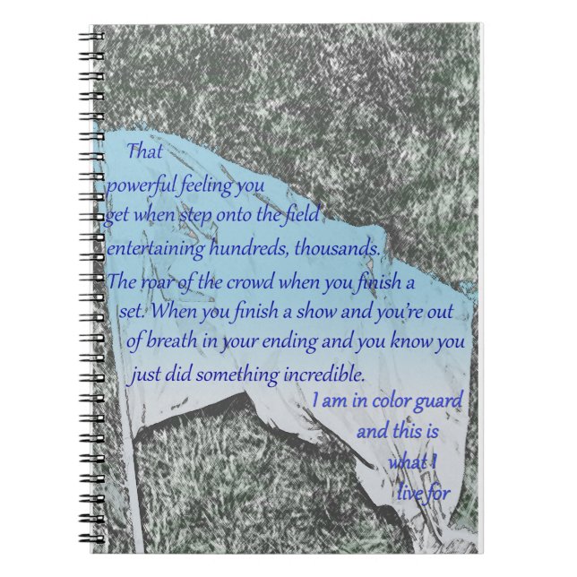 Cuaderno de la inspiración de la bandera del (Frente)