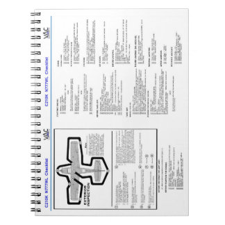 Cuaderno de la lista de control de Cessna 210K