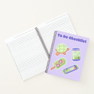 Cuaderno 💗 de la lista de verificación de Kawaii