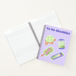 Cuaderno 💗 de la lista de verificación de Kawaii
