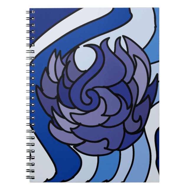 Cuaderno de la llama azul (Frente)