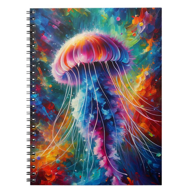 Cuaderno de la luminiscencia de la medusa vibrante (Frente)