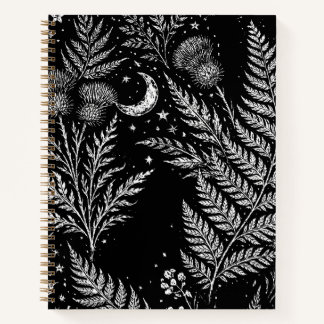 Cuaderno de la Luna de Helecho Celestial