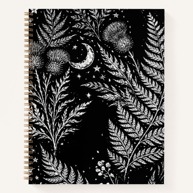 Cuaderno de la Luna de Helecho Celestial (Anverso)