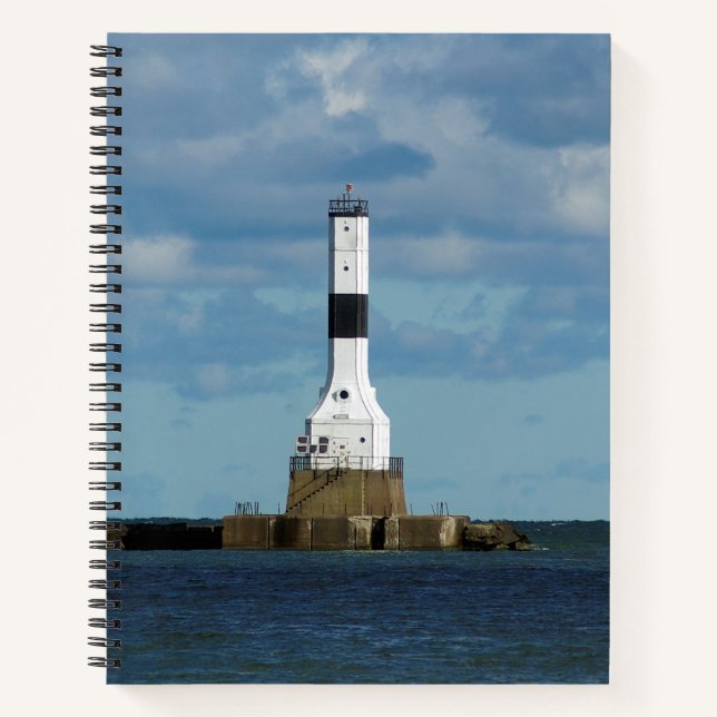 Cuaderno de la luz del rompeolas oeste del puerto  (Anverso)