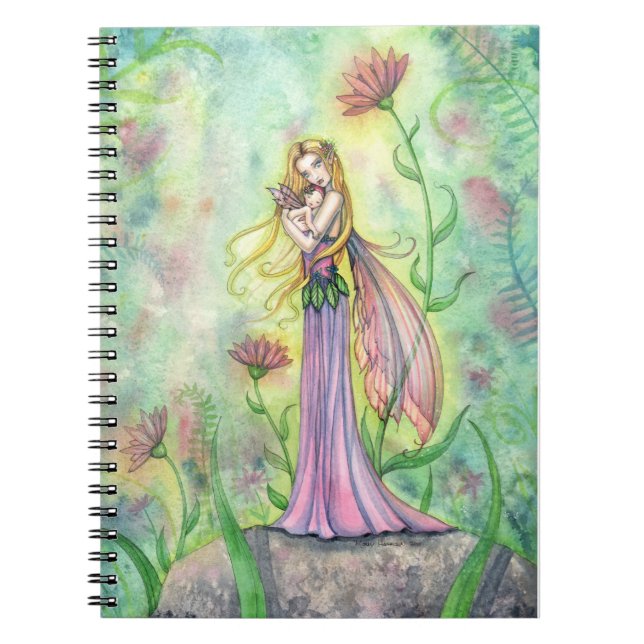 Cuaderno de la madre y el bebé de la hada No Great (Frente)