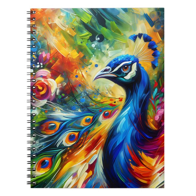 Cuaderno de la Majestad del Pavo Real Radiante (Frente)