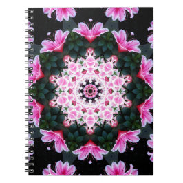 Cuaderno de la mandala de la flor