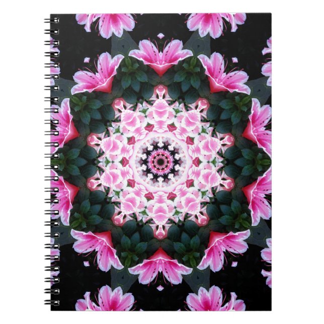 Cuaderno de la mandala de la flor (Frente)
