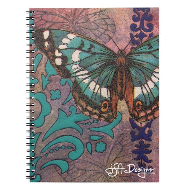 Cuaderno de la mariposa del arte de la materia (Frente)