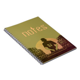 Cuaderno de la música de DJ de las notas