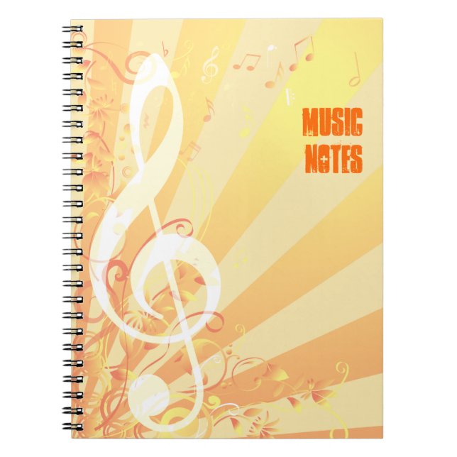 Cuaderno de la música del Clef agudo (Frente)