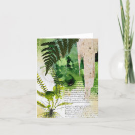 Cuaderno de la naturaleza de la tarjeta de