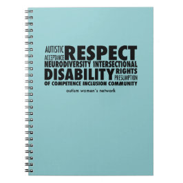 Cuaderno de la nube de la palabra del ARISTA