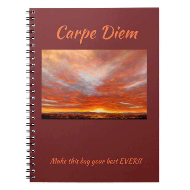 Cuaderno de la página de Carpe Diem 80 (Frente)