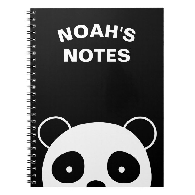 Cuaderno de la panda, cuaderno de la escuela (Frente)