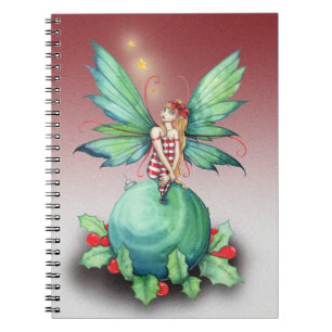 Cuaderno de la pequeña hada de Navidad
