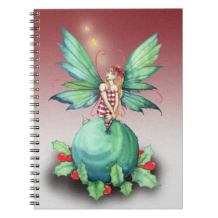 Cuaderno de la pequeña hada de Navidad